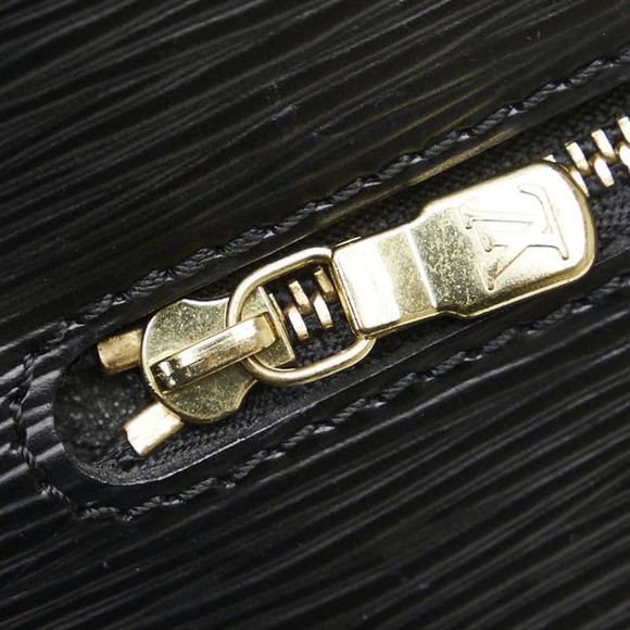 LOUIS VUITTON Black Leather Backpack - Picture 8 of 13